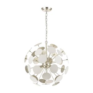 Modish 21'' Wide 6-Light Chandelier - Matte White 2