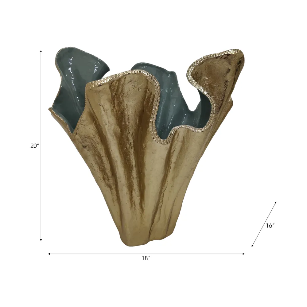 DRAYTONOAK GOLD VASE 20 (IN)