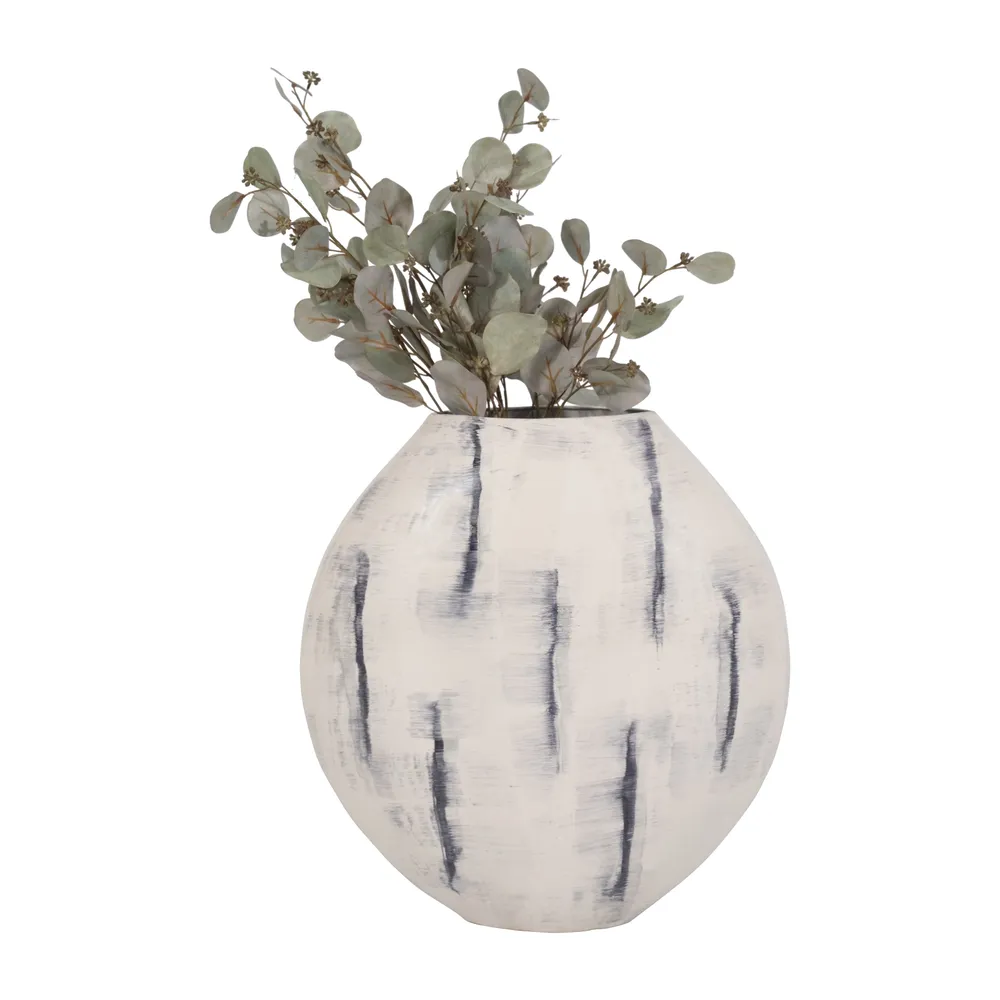 GORTONHAM WHITE VASE 20 (IN)