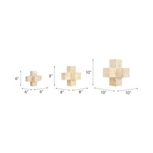 OWENHOLM SET OF 3 IVORY DECOR 10 (IN) 8