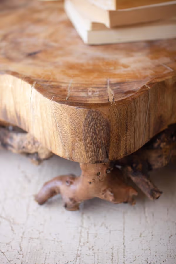 Mulberry Root and Willow Wood Serving Tray
