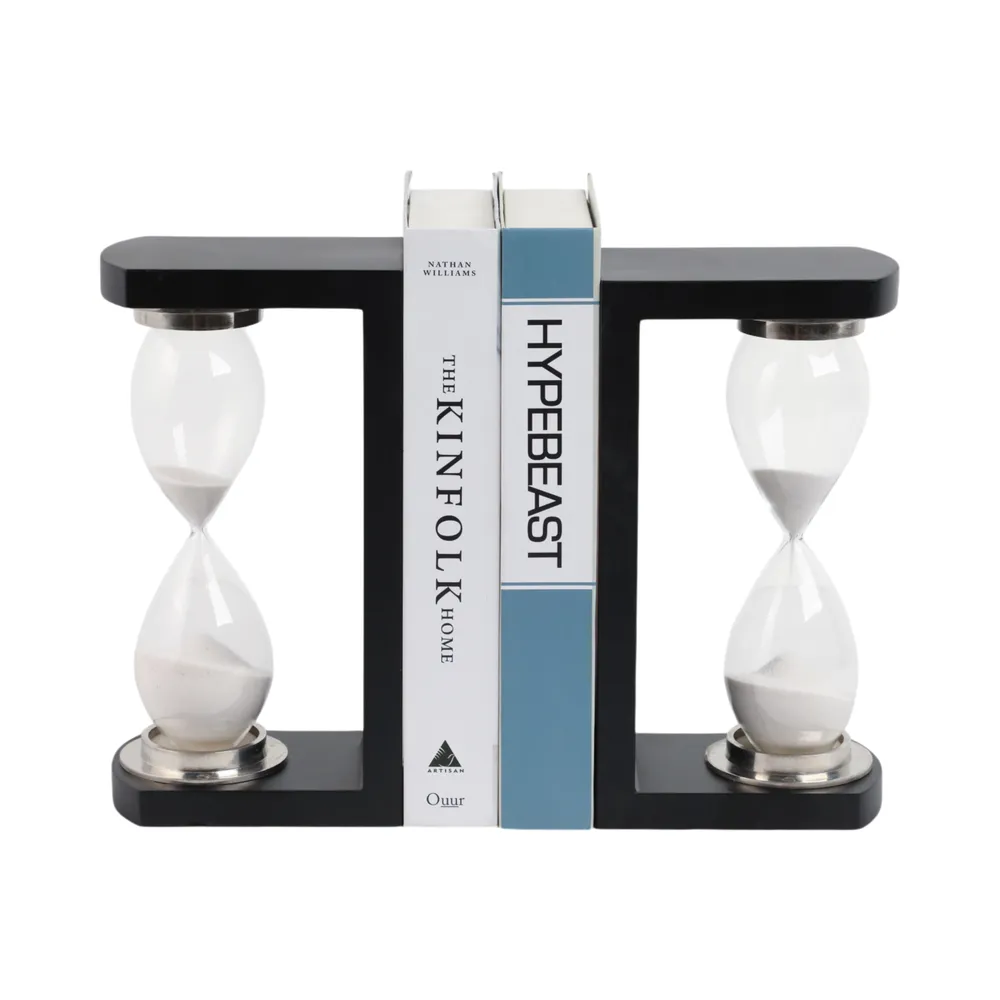MASONWIND SET OF 2 BLACK BOOKENDS 10 (IN)