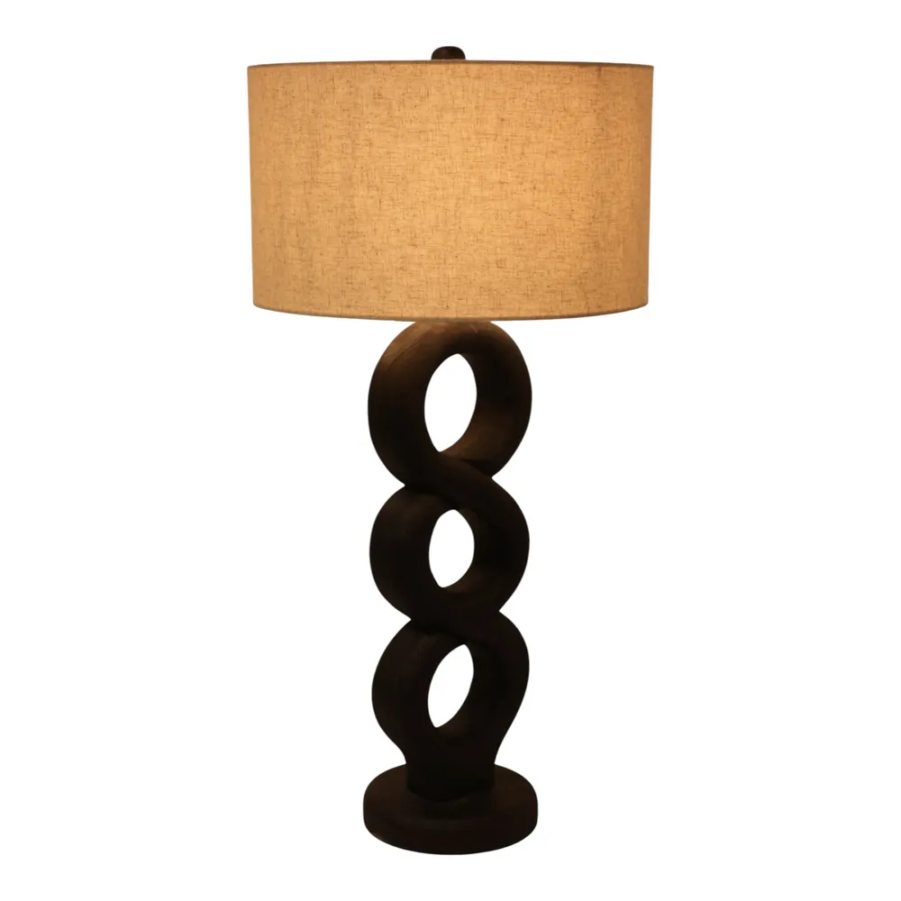 ISLEOAK BLACK LAMP 34 (IN)