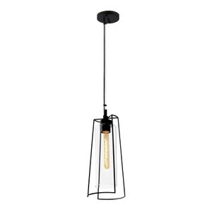 Cere 6.75'' Wide Outdoor Pendant - Matte Black 1