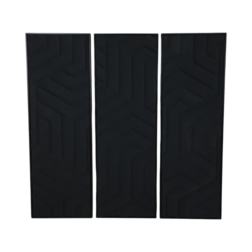 CASPERMOOR SET OF 3 BLACK ART 59 (IN)