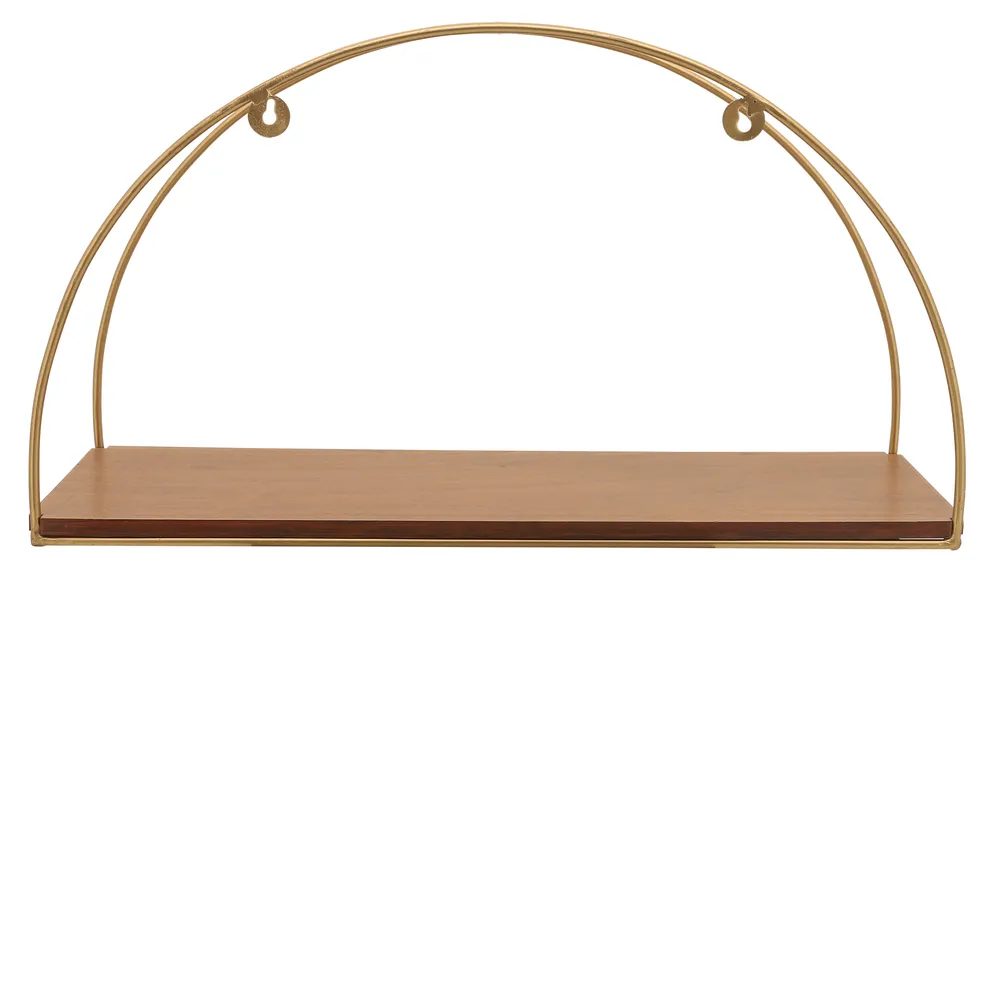 ENOCHBURN SET OF 3 BROWN WALL SHELF 12 (IN)