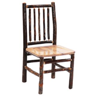 Hickory Spoke Back Side Chair - Natural Hickory Seat