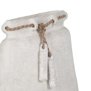 OLIVER WHITE VASE 16 (IN) 7