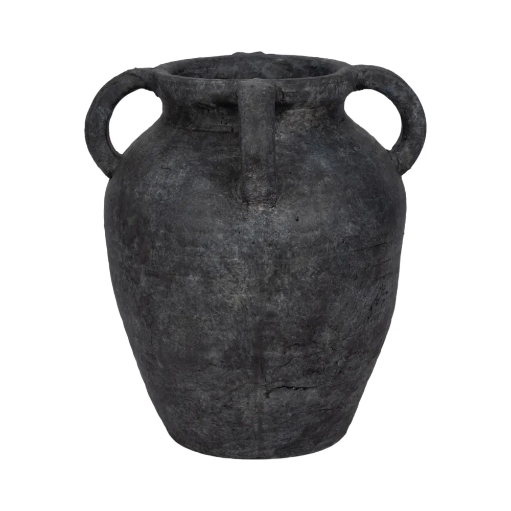 SKYELAKE BLACK VASE 12 (IN)