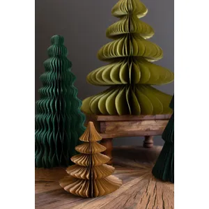 Set of 5 Paper Accordion Christmas Trees 2