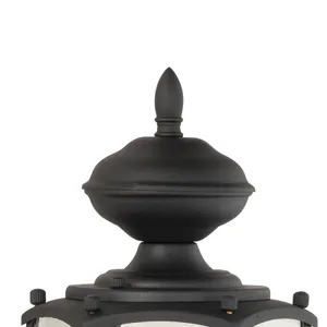 Park Avenue 12'' High 1-Light Outdoor Sconce - Black 3