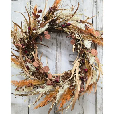 Autumn Flower 24in Wreath