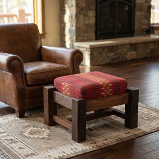 Barnwood Ottoman - Customer Fabric - Fabric TBD