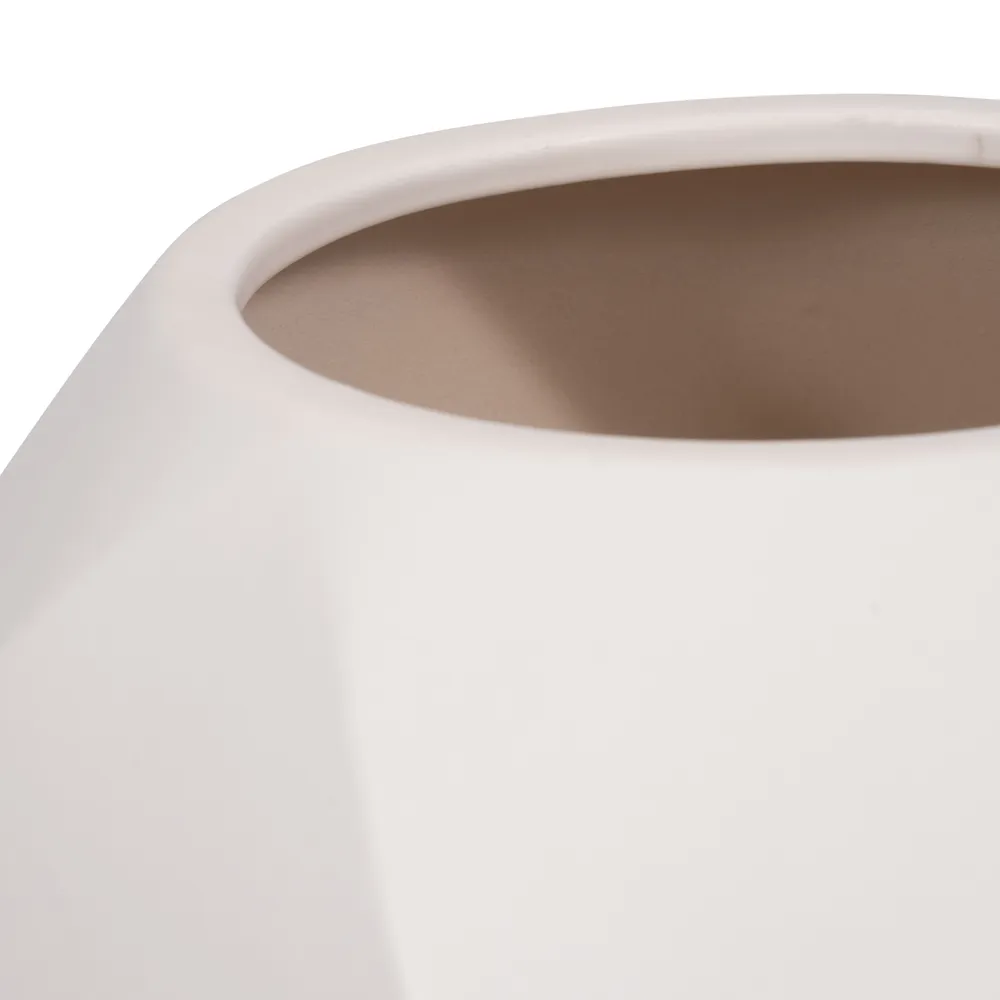 HALTONWORTH WHITE VASE 23 (IN)