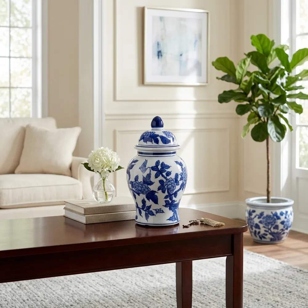 GUNNSHAW BLUE CHINOISERIE 9 (IN)