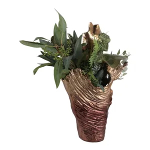 DANFORTHTON BRONZE VASE 19 (IN) 3