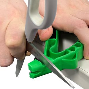 All In 1 Knife, Scissors, Garden Tool Sharpener - Green 4