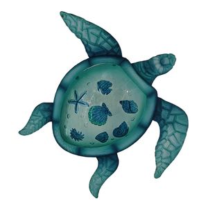 20" TURTLE PLAQUE W/GLASS INLAY 1
