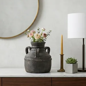 NOELWIND BLACK VASE 12 (IN) 11