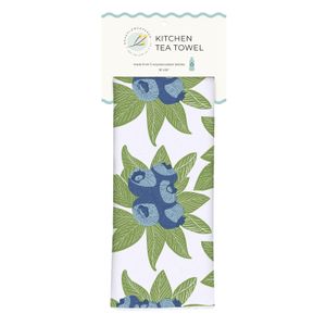 Blueberry Bunch Eco Kitchen Tea Towel 5