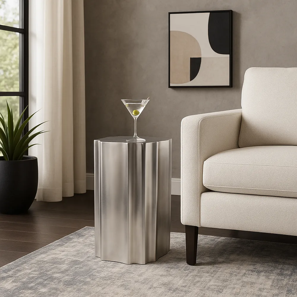 HOUSTONGROVE SILVER TABLE 22 (IN)