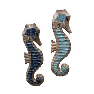16" SEAHORSE 2-ASST WALL DECOR 1