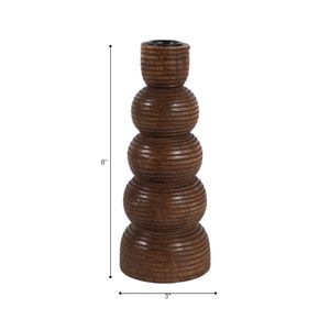 DALEYWIND BROWN CANDLE HOLDER 8 (IN) 8
