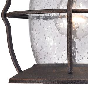 Village Lantern 13'' High 1-Light Outdoor Sconce - Weathered Charcoal 3