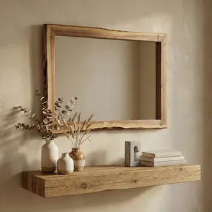 Heartland Walnut Live Edge Mirror - 32W x 36H - without Glass 1