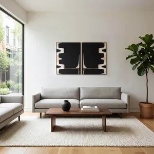 CASPERLAND SET OF 2 BLACK ART 48 (IN) 2