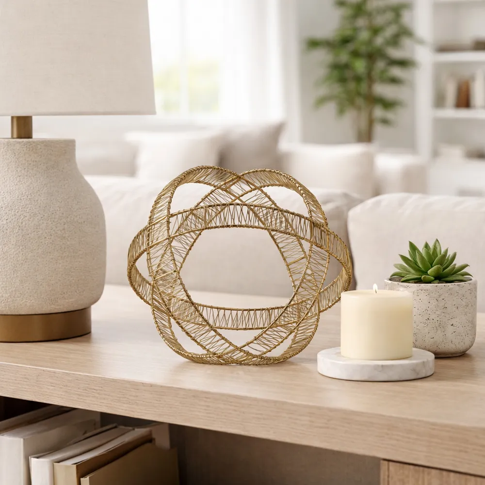 DRAYTONWOOD GOLD ORB 11 (IN)