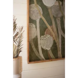 Poppy Print Under Glass 2