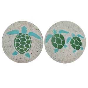 10" TURTLE STEPPING STONE 2-ASST 1