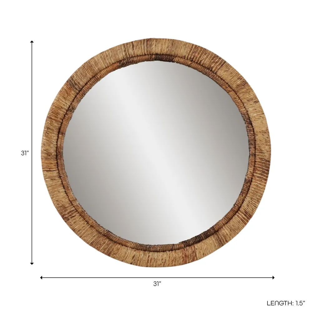 BARCLAYBROOK BROWN MIRROR 32 (IN)