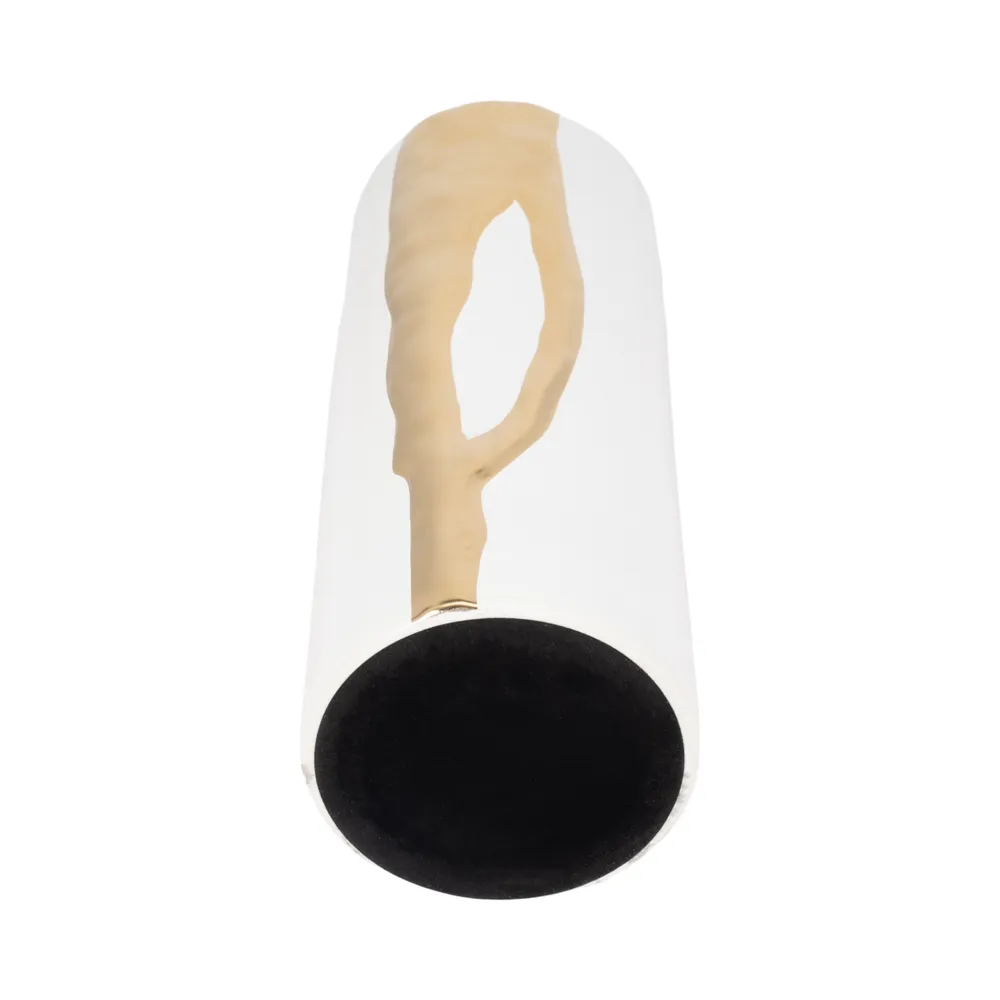 JUNEROSE WHITE VASE 20 (IN)