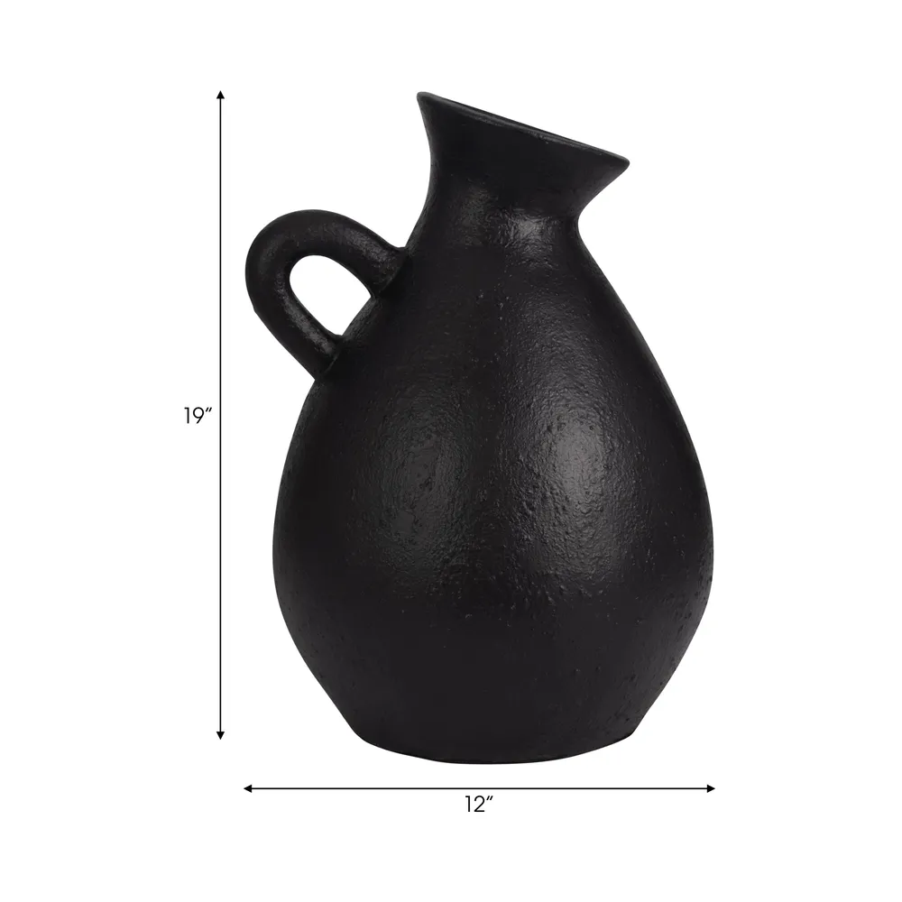 WESTONCLIFF BLACK VASE 18 (IN)