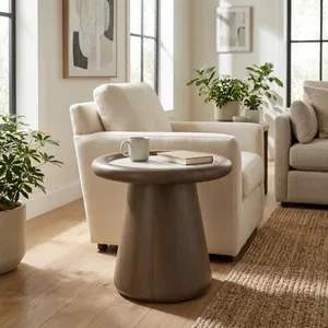 ELLERYWORTH BROWN TABLE 18 (IN) 12