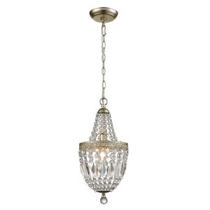 Morley 8'' Wide 1-Light Mini Pendant - Clear 1