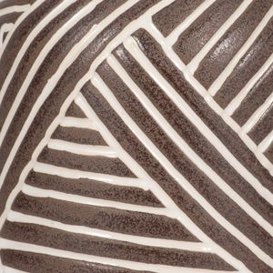 NOLANRUN BROWN VASE 13 (IN) 5