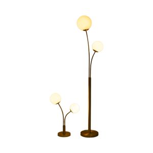 WADETON SET OF 2 GOLD LAMPS 64 (IN) 3