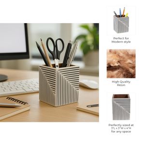 CHLOEBURN BLACK PENCIL CUP 4 (IN) 10