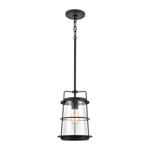 Kennington 8'' Wide 1-Light Mini Pendant - Black 1