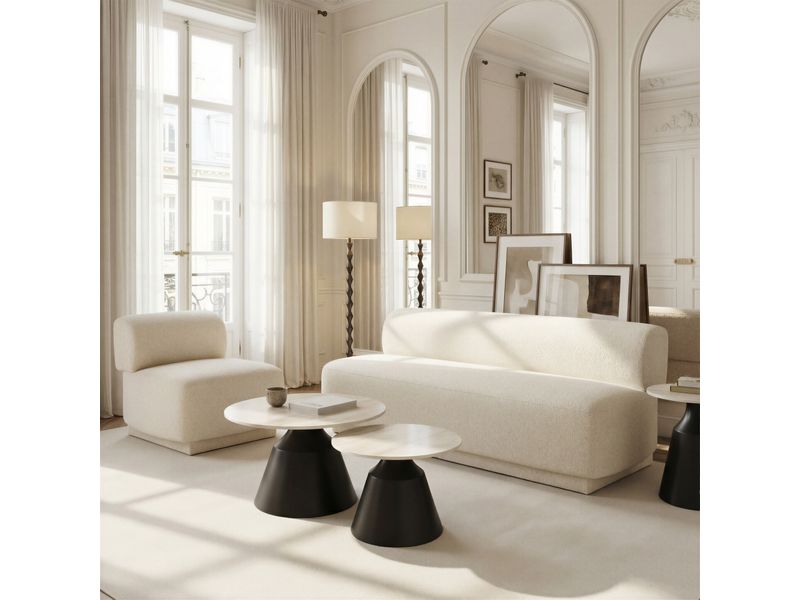 Anese Loveseat Multigrain Beige 2