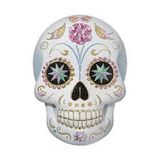 GLITTER MAGNET - SUGAR SKULL 1