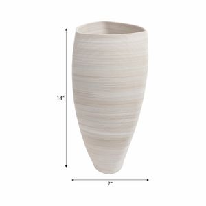 RIDLEYLAKE TAN VASE 14 (IN) 9