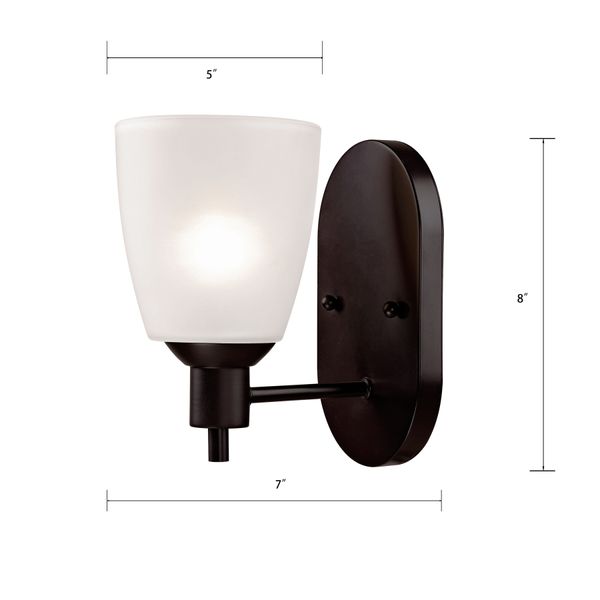 Jackson 8'' High 1-Light Sconce - Oil Rubbed Bronze