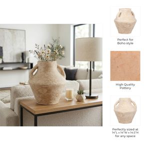 FERRIS WHITE VASE 15 (IN) 10