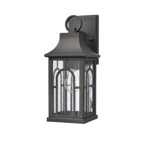 Triumph 14.5'' High 1-Light Outdoor Sconce - Textured Black 2