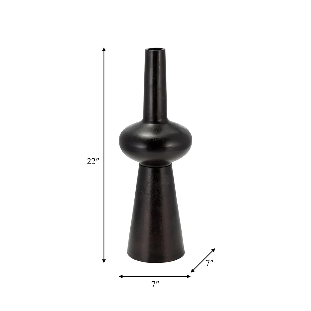 LUCASMILL BRONZE VASE 22 (IN)