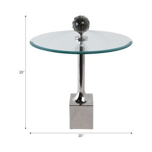 MERCER SILVER TABLE 23 (IN) 9